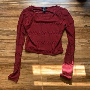 red forever 21 top